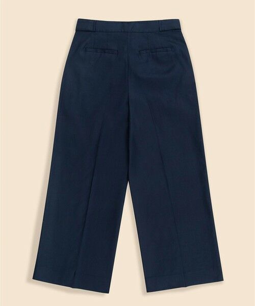 Brooks Brothers / ブルックス ブラザーズ スラックス・ドレスパンツ | リネンブレンド　サイドタブ　ワイドレッグ　クロップドパンツ | 詳細5