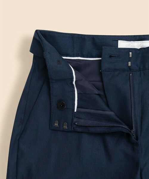 Brooks Brothers / ブルックス ブラザーズ スラックス・ドレスパンツ | リネンブレンド　サイドタブ　ワイドレッグ　クロップドパンツ | 詳細6
