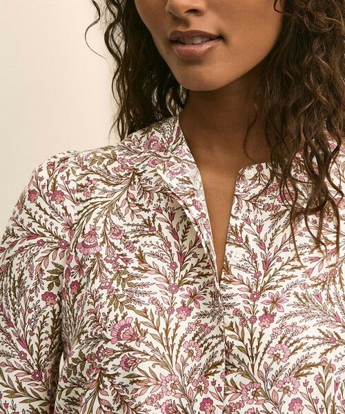 Brooks Brothers / ブルックス ブラザーズ シャツ・ブラウス | シルク　ボタニカルプリント　バルーンスリーブ　ブラウス | 詳細2