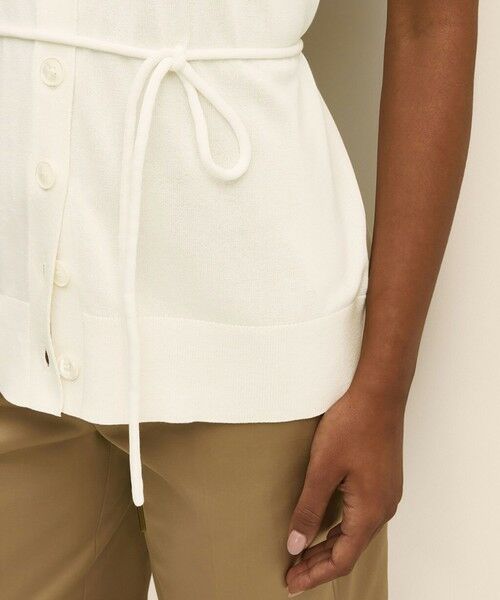 Brooks Brothers / ブルックス ブラザーズ ニット・セーター | スーピマコットン　リラックスフィット　ベルテッド　ボタンフロントベスト | 詳細3