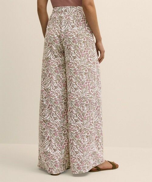 Brooks Brothers / ブルックス ブラザーズ その他パンツ | シルク　ボタニカルプリント　ワイドレッグ　プリーテッドパンツ | 詳細2
