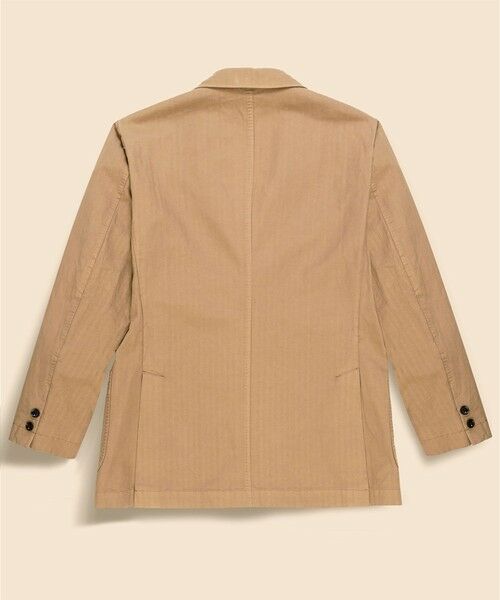 Brooks Brothers / ブルックス ブラザーズ テーラードジャケット | コットン/ラミー ヘリンボーン ガーメントダイ 段返り3釦アンコンジャケット Classic | 詳細1