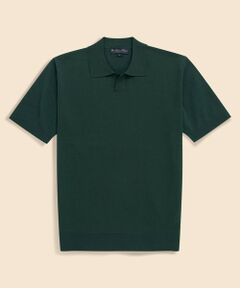 Brooks Brothers / ブルックス ブラザーズ ニット・セーター | ギマコットン　ジョニーカラー　ポロセーター