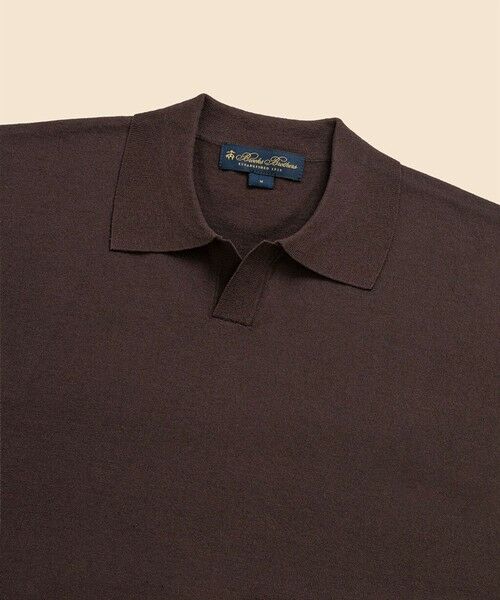 Brooks Brothers / ブルックス ブラザーズ ニット・セーター | ギマコットン ジョニーカラー ポロセーター | 詳細2