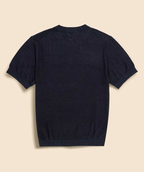 Brooks Brothers / ブルックス ブラザーズ ニット・セーター | リネン クルーネック ショートスリーブ サマーセーター | 詳細2