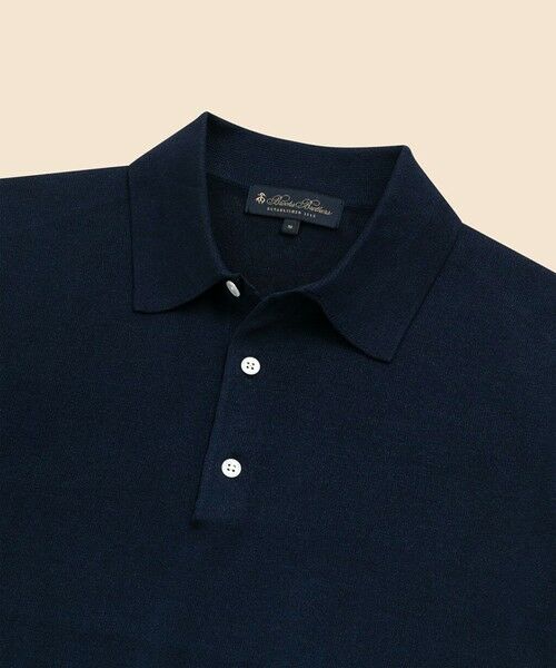 Brooks Brothers / ブルックス ブラザーズ ポロシャツ | ペーパーヤーン/ポリエステル ジョニーカラー ポロセーター | 詳細2