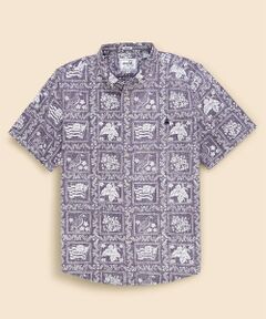 Brooks Brothers×Reyn Spooner　コットン／ポリエステル　ボタンダウン　アロハシャツ