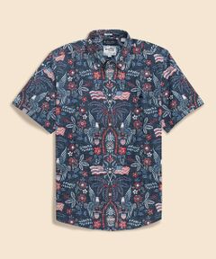 Brooks Brothers / ブルックス ブラザーズ シャツ・ブラウス | 【アメリカ建国250th記念】 Brooks Brothers × Reyn Spooner　コットン／ポリエステル　ボタンダウン　アロハシャツ