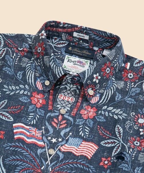 Brooks Brothers / ブルックス ブラザーズ シャツ・ブラウス | 【アメリカ建国250th記念】 Brooks Brothers × Reyn Spooner コットン/ポリエステル ボタンダウン アロハシャツ | 詳細10