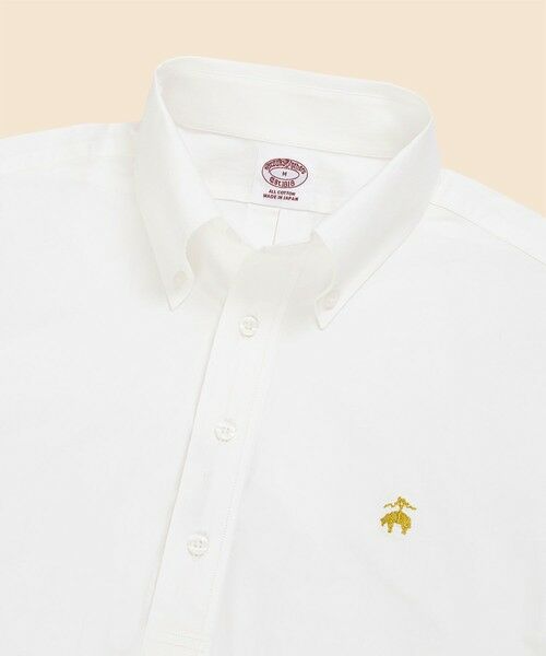Brooks Brothers / ブルックス ブラザーズ シャツ・ブラウス | コットンボイル　GFロゴ　ショートスリーブ　プルオーバーシアーシャツ | 詳細1