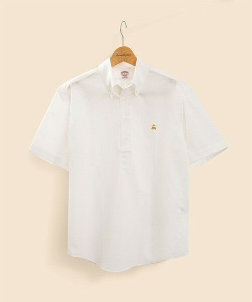 Brooks Brothers / ブルックス ブラザーズ シャツ・ブラウス | コットンボイル　GFロゴ　ショートスリーブ　プルオーバーシアーシャツ | 詳細3