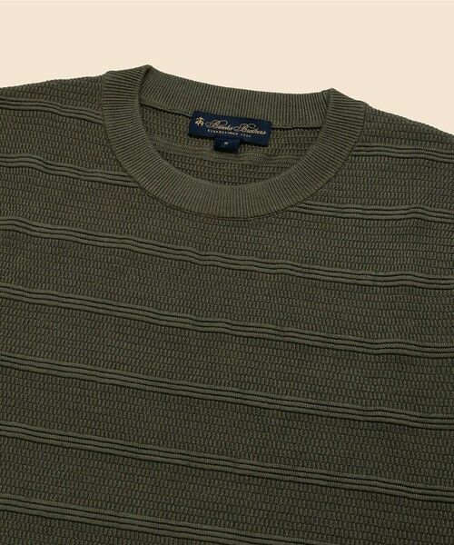 Brooks Brothers / ブルックス ブラザーズ ニット・セーター | リヨセルブレンド テキスチャード ショートスリーブ クルーネックセーター | 詳細2