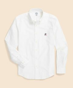 Brooks Brothers / ブルックス ブラザーズ シャツ・ブラウス | 【アメリカ建国250th記念】オックスフォード　星条旗GFロゴ　ポロカラーシャツ　Regular Fit