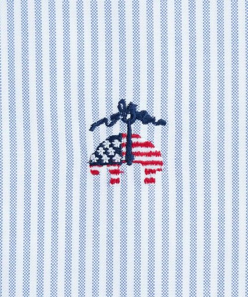 Brooks Brothers / ブルックス ブラザーズ シャツ・ブラウス | 【アメリカ建国250th記念】オックスフォード 星条旗GFロゴ キャンディストライプ ポロカラーシャツ Regular Fit | 詳細3