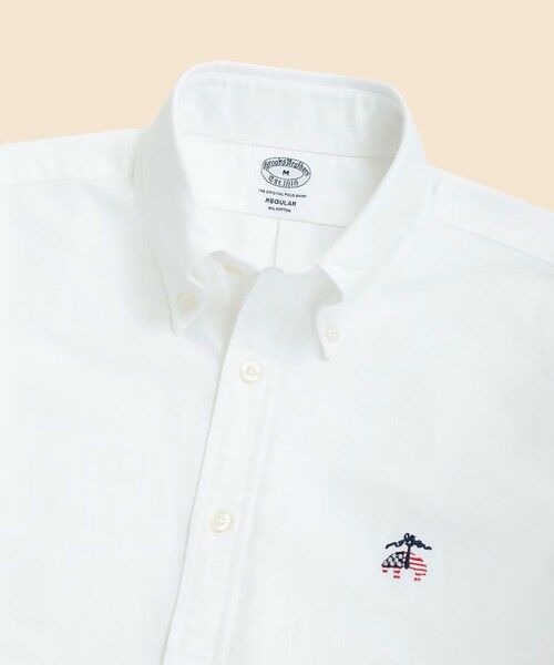 Brooks Brothers / ブルックス ブラザーズ シャツ・ブラウス | 【アメリカ建国250th記念】 ◆オンラインストア限定◆ オックスフォード 星条旗GF ショートスリーブ ポロカラーシャツ Regular Fit | 詳細2