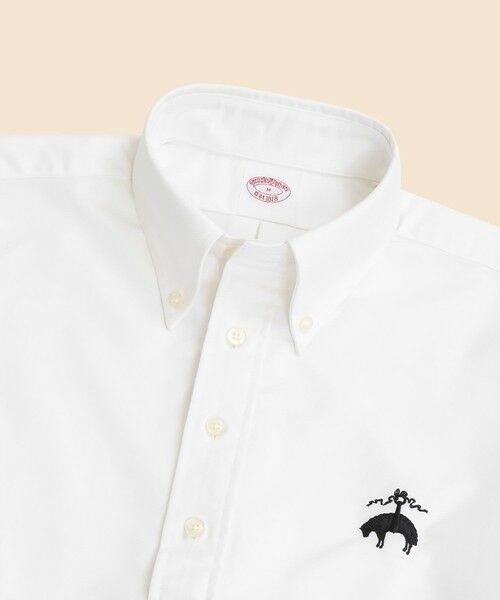 Brooks Brothers / ブルックス ブラザーズ シャツ・ブラウス | ◆オンラインストア限定◆ コットンオックスフォード ビッグGFロゴ ショートスリーブ プルオーバー スポーツシャツ | 詳細1