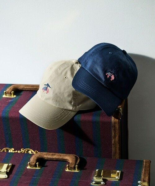 Brooks Brothers / ブルックス ブラザーズ キャップ | 【アメリカ建国250th記念】 コットンツイル　星条旗GFロゴ　ベースボールキャップ | 詳細3