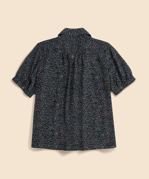 Brooks Brothers / ブルックス ブラザーズ シャツ・ブラウス | ポリエステル BBロゴ アソートドットプリント シアー ボウブラウス | 詳細1