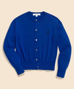 Brooks Brothers / ブルックス ブラザーズ カーディガン・ボレロ | 【Double B Collection】 キュプラ/ナイロン　BBロゴ　カーディガン