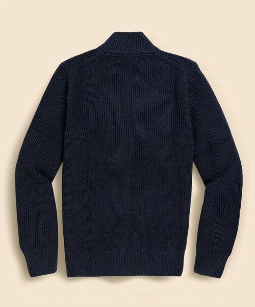Brooks Brothers / ブルックス ブラザーズ カーディガン・ボレロ | スーピマコットン　イングリッシュリブ　モックネックカーディガン | 詳細1
