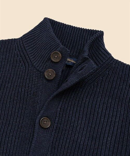 Brooks Brothers / ブルックス ブラザーズ カーディガン・ボレロ | スーピマコットン　イングリッシュリブ　モックネックカーディガン | 詳細2