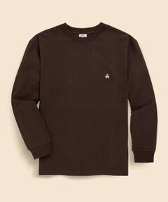 Brooks Brothers / ブルックス ブラザーズ Tシャツ | USAコットンジャージー　GFロゴ　ロングスリーブ　Tシャツ