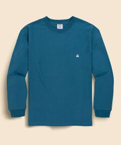 Brooks Brothers / ブルックス ブラザーズ Tシャツ | USAコットンジャージー　GFロゴ　ロングスリーブ　Tシャツ
