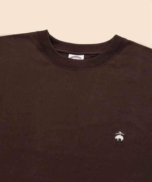 Brooks Brothers / ブルックス ブラザーズ Tシャツ | USAコットンジャージー GFロゴ ロングスリーブ Tシャツ | 詳細2