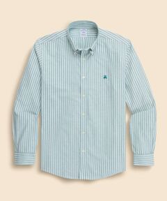 Brooks Brothers / ブルックス ブラザーズ シャツ・ブラウス | ノンアイロン　ストレッチオックスフォード　GFロゴ　ストライプ　カジュアルシャツ　Regular Fit
