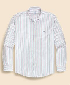 Brooks Brothers / ブルックス ブラザーズ シャツ・ブラウス | ストレッチオックスフォード　GFロゴ　ストライプ　カジュアルシャツ　Regular Fit