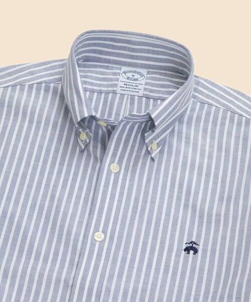 Brooks Brothers / ブルックス ブラザーズ シャツ・ブラウス | ストレッチオックスフォード GFロゴ ストライプ カジュアルシャツ Regular Fit | 詳細10