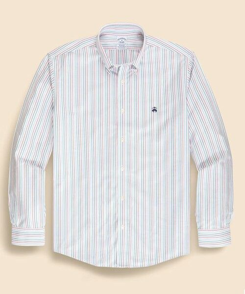 Brooks Brothers / ブルックス ブラザーズ シャツ・ブラウス | ストレッチオックスフォード GFロゴ ストライプ カジュアルシャツ Regular Fit(マルチ)