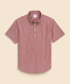 Brooks Brothers / ブルックス ブラザーズ シャツ・ブラウス | コットンシャンブレー　GFロゴ　ショートスリーブ　プルオーバーシャツ