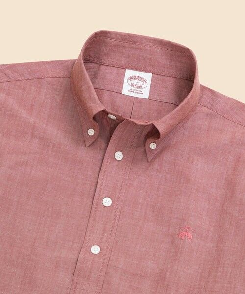 Brooks Brothers / ブルックス ブラザーズ シャツ・ブラウス | コットンシャンブレー GFロゴ ショートスリーブ プルオーバーシャツ | 詳細8