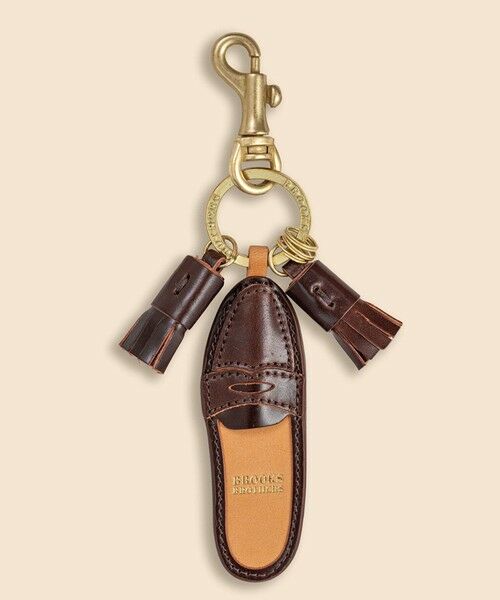 Brooks Brothers / ブルックス ブラザーズ キーホルダー・ストラップ | コードバン　ローファー　キーフォブ（ブラウン）