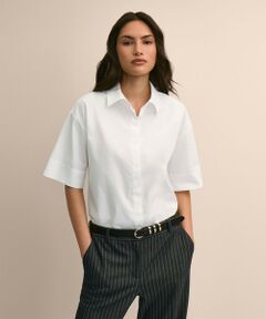 Brooks Brothers / ブルックス ブラザーズ シャツ・ブラウス | コットン　ドロップショルダー　ショートスリーブシャツ　Classic Fit