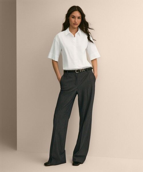 Brooks Brothers / ブルックス ブラザーズ シャツ・ブラウス | コットン ドロップショルダー ショートスリーブシャツ Classic Fit | 詳細1