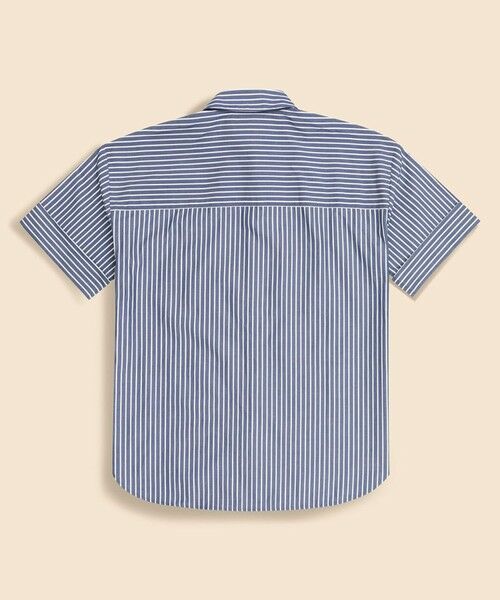 Brooks Brothers / ブルックス ブラザーズ シャツ・ブラウス | コットン ドロップショルダー ストライプ ショートスリーブシャツ Classic Fit | 詳細1
