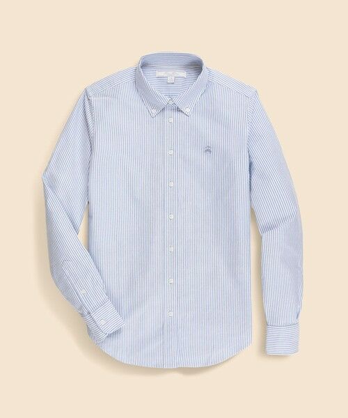 Brooks Brothers / ブルックス ブラザーズ シャツ・ブラウス | オックスフォード キャンディストライプ GFロゴ ボタンダウンシャツ Classic Fit(ブルー)