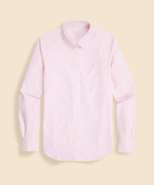 Brooks Brothers / ブルックス ブラザーズ シャツ・ブラウス | オックスフォード　キャンディストライプ　GFロゴ　ボタンダウンシャツ　Classic Fit（ピンク）
