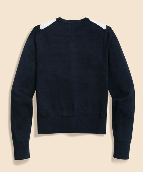 Brooks Brothers / ブルックス ブラザーズ カーディガン・ボレロ | スーピマコットン　アーガイル　クルーネックカーディガン | 詳細1