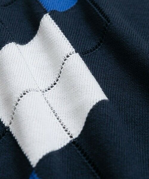 Brooks Brothers / ブルックス ブラザーズ ニット・セーター | スーピマコットン アーガイル ショートスリーブセーター | 詳細3