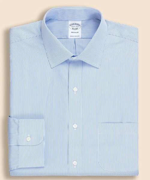 Brooks Brothers / ブルックス ブラザーズ シャツ・ブラウス | スーピマコットン　ブロードクロス　マイクロストライプ　ドレスシャツ　Regular Fit（パープル）