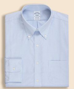 Brooks Brothers / ブルックス ブラザーズ シャツ・ブラウス | スーピマコットン　ブロードクロス　マイクロウィンドウペイン 　ドレスシャツ　Regular Fit