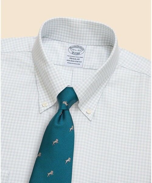 Brooks Brothers / ブルックス ブラザーズ シャツ・ブラウス | ストレッチヘリンボーン　　チェック　ドレスシャツ　Regular Fit | 詳細2