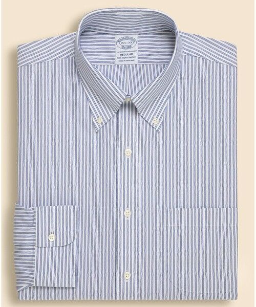 Brooks Brothers / ブルックス ブラザーズ シャツ・ブラウス | ストレッチロイヤルオックスフォード　ストライプ　ドレスシャツ　Regular Fit | 詳細1