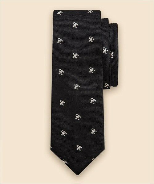 Brooks Brothers / ブルックス ブラザーズ ネクタイ | シルク　ゾディアック　ジャカードタイ（ブラック）