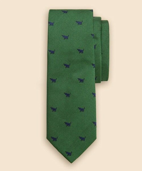 Brooks Brothers / ブルックス ブラザーズ ネクタイ | シルク　ゾディアック　ジャカードタイ（グリーン）
