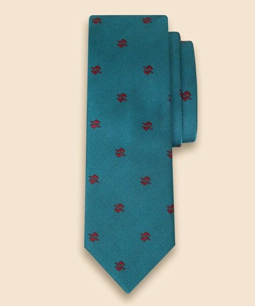 Brooks Brothers / ブルックス ブラザーズ ネクタイ | シルク　ゾディアック　ジャカードタイ（アクア）