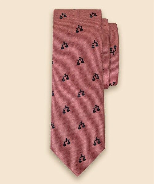 Brooks Brothers / ブルックス ブラザーズ ネクタイ | シルク　ゾディアック　ジャカードタイ（ピンク）